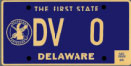 Delaware Veterans tag